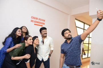 PSV Garuda Vega Movie Team At Bhramaramba Theater